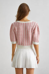 White Tennis School Skirt