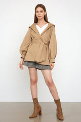Ophilia Wheat Belt Trench Jacket