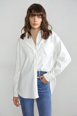 Oonagh White Long Sleeve Shirt