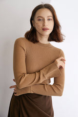 Jareth Peru Premium Wool Ribbed Sweater