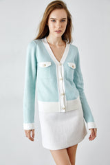 Kiyomi Light Blue Cardigan