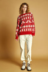 Damiyah Unisex 1pc Red Christmas Sweater