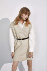 Essential Khaki Knit Vest