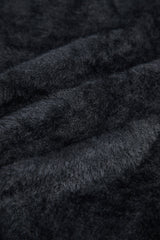 Yasmina Black Drop Shoulder Chunky Knit Cardigan