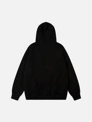 Applique Embroidery Star Hoodie