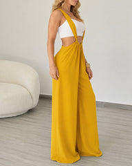 Casual Loose Wide-leg Overalls