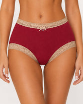 Seamless Breathable See-through Lace Cotton Panties