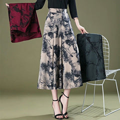 Elegant Chiffon Wide Leg Culottes