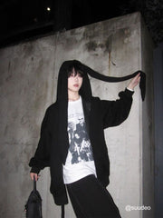 Rabbit Ears Solid Hoodie