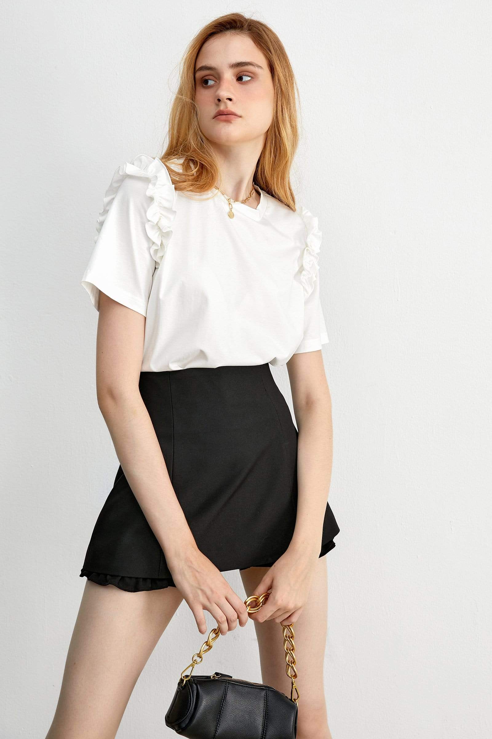 Mackenzie White Blouse