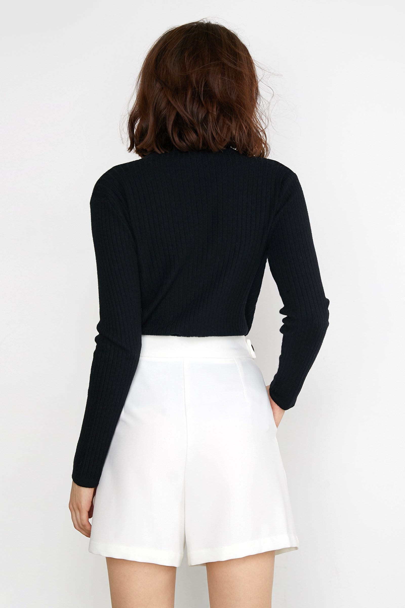 Rozlyn Black Essential Sweater