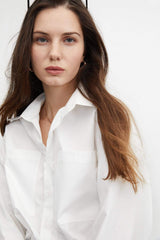 Essential White Button-Up Shirt