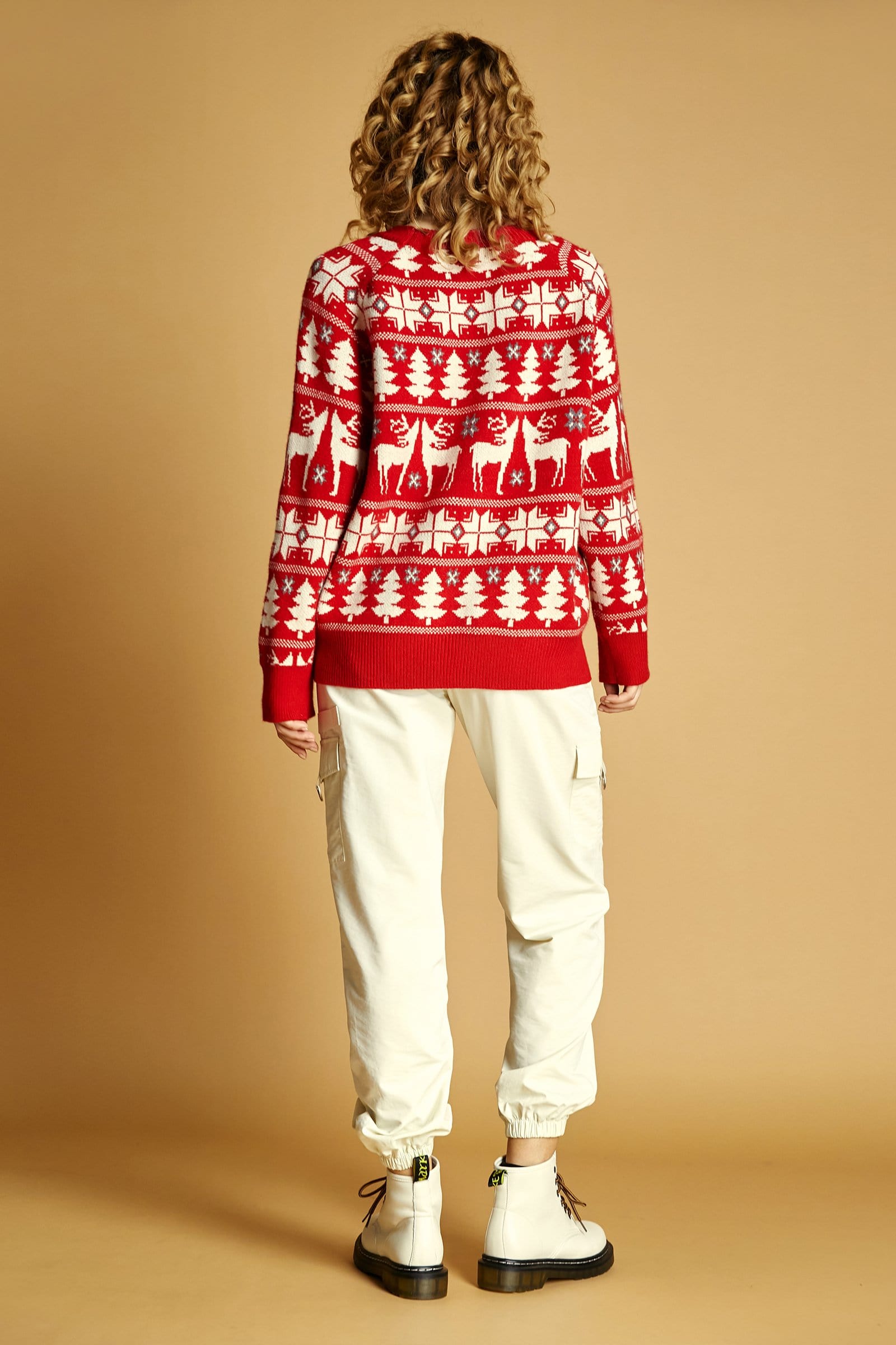 Damiyah Unisex 1pc Red Christmas Sweater