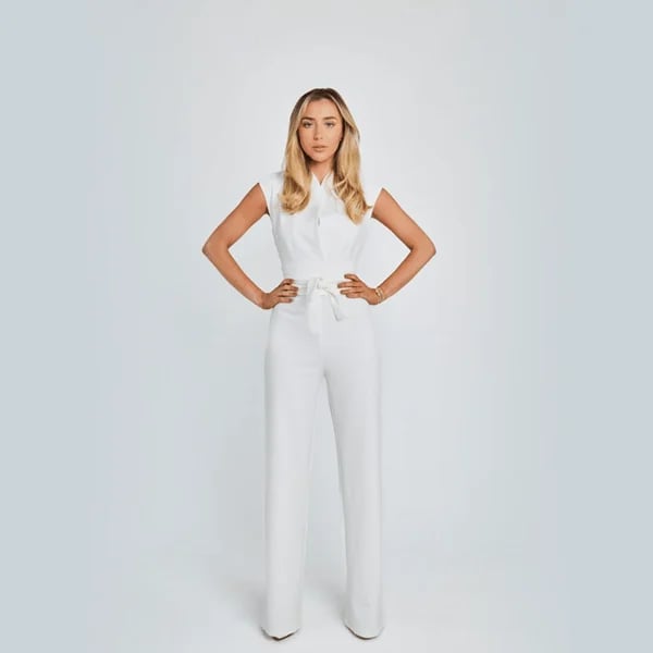 Sleeveless Wide-Leg Jumpsuit