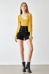 Violette Black  Nautical Shorts