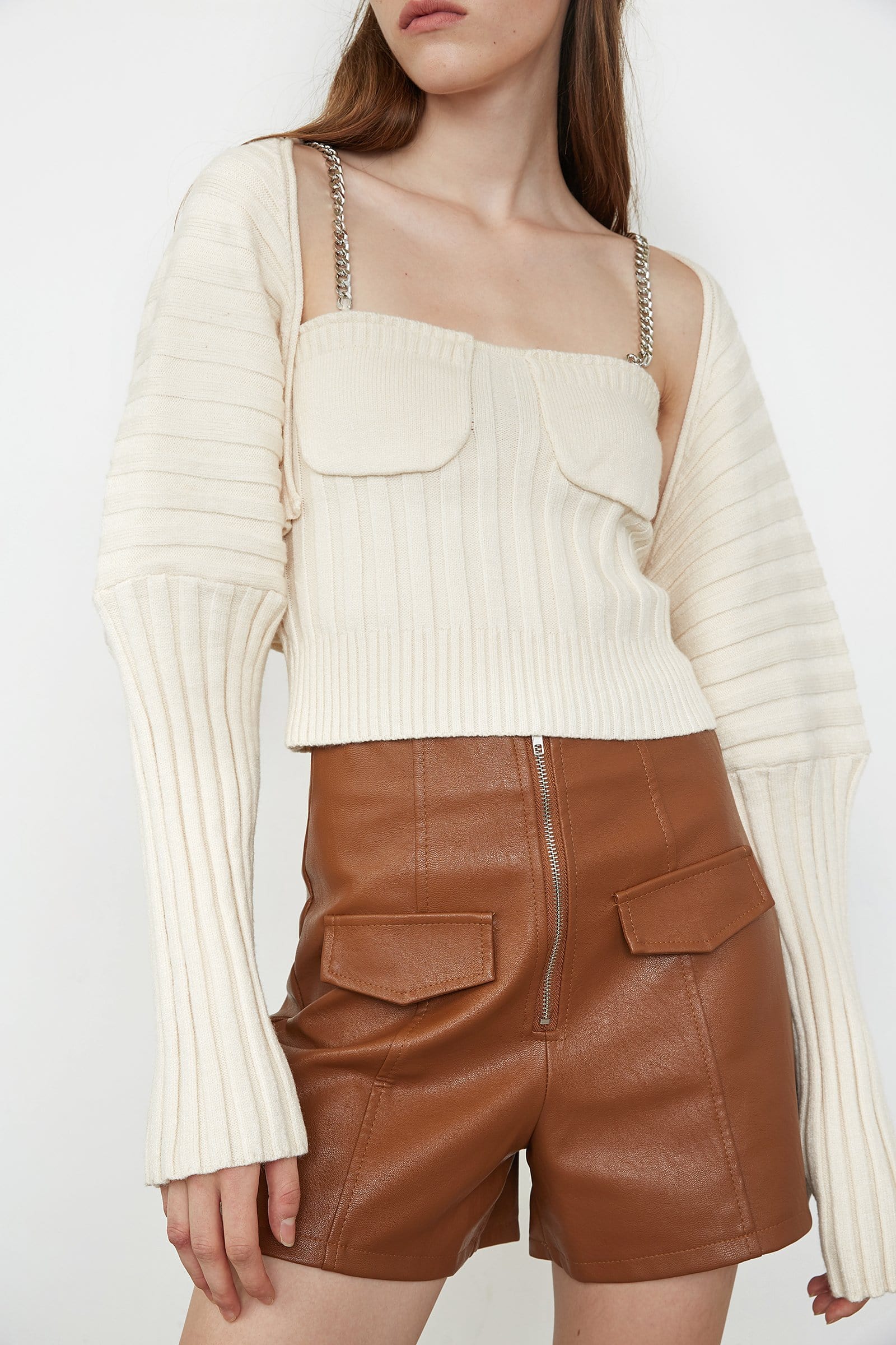 Fatimah White Knit Set