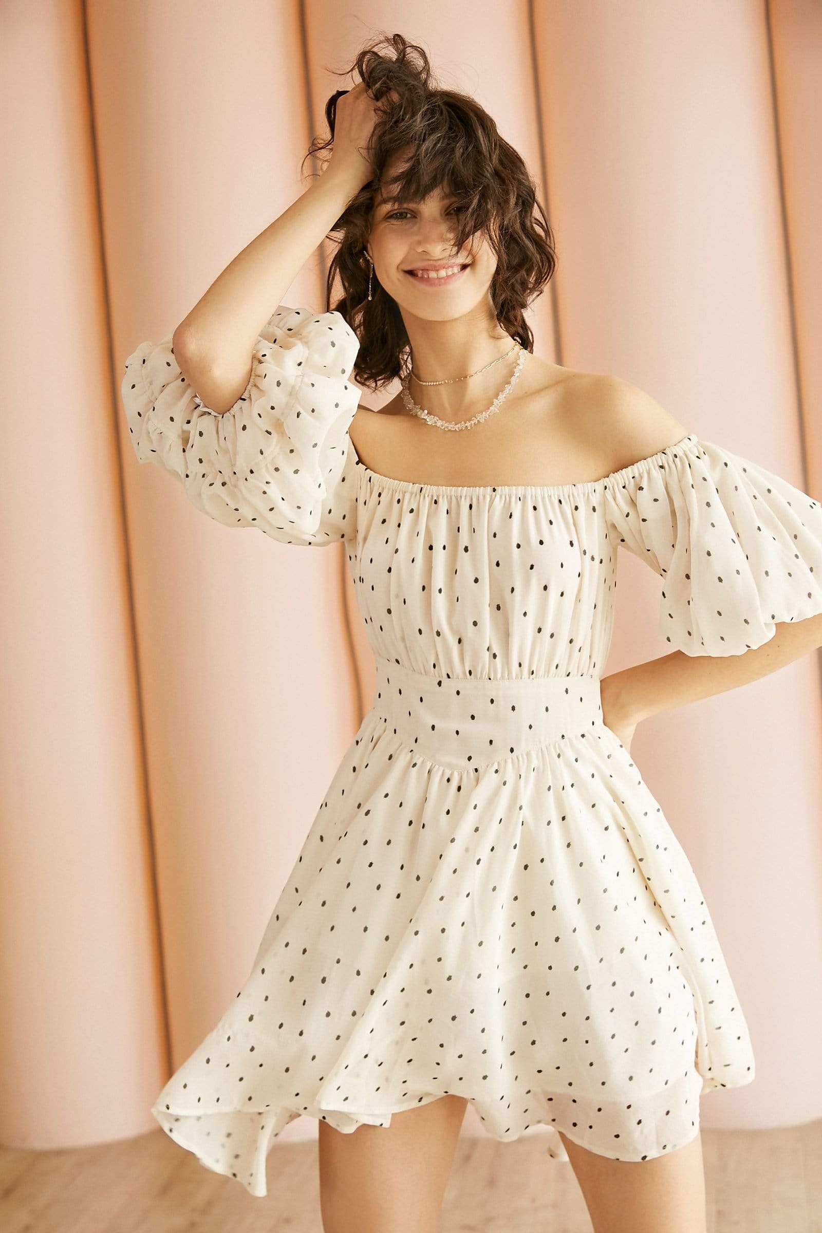 Ivory Garland Garden Dress