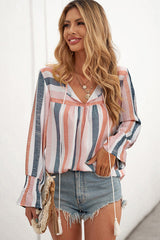 Need You More Colorful Striped Smocked Top