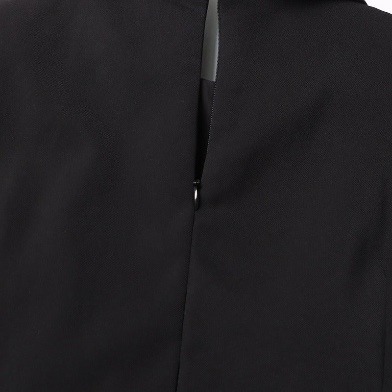 Party High Waist Lapel Dress