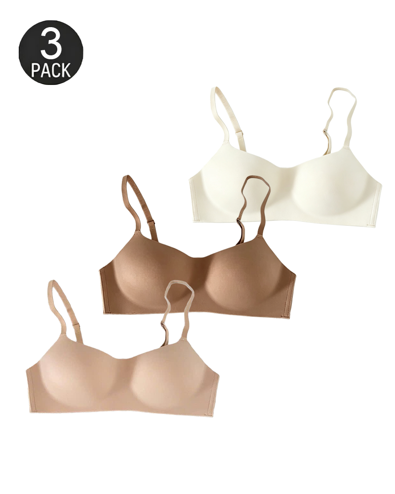 Seamless Invisible Low-Cut Non-Wired Bra