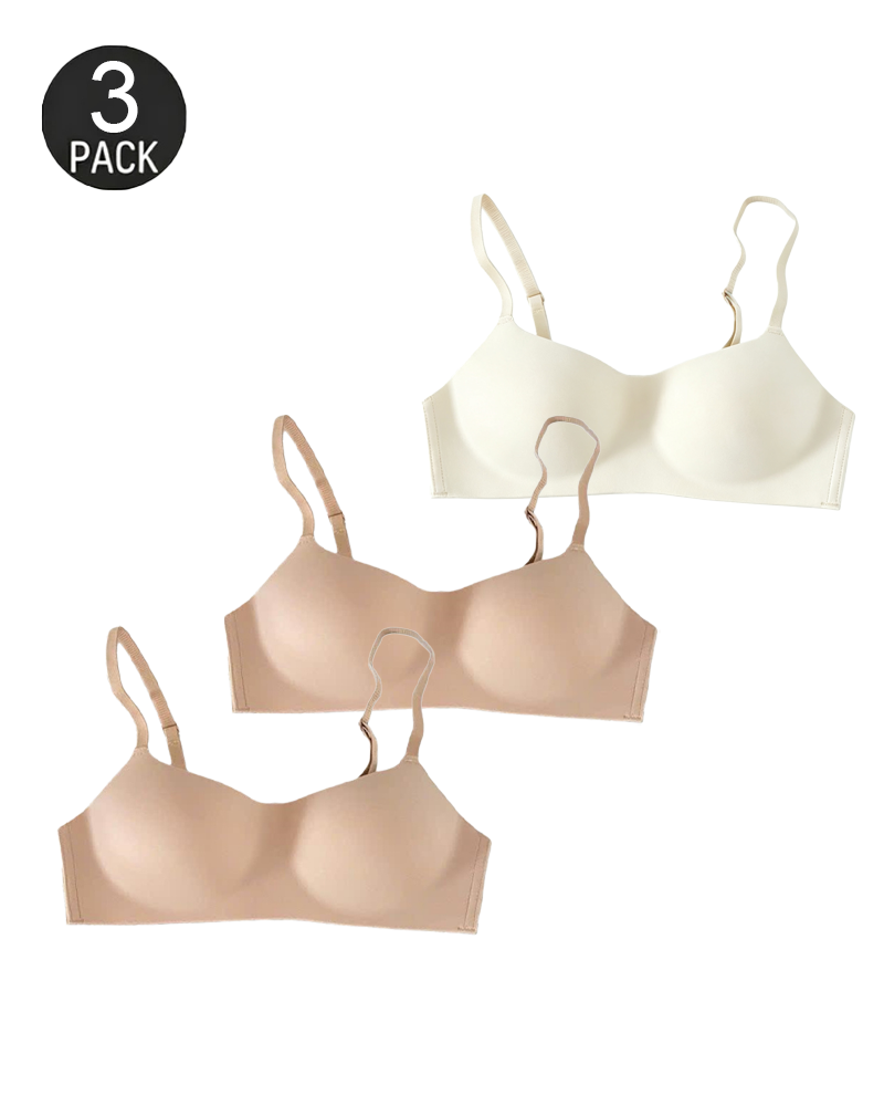 Seamless Invisible Low-Cut Non-Wired Bra