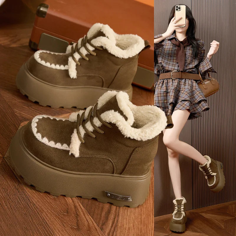 10CM High Platform Snow Boots