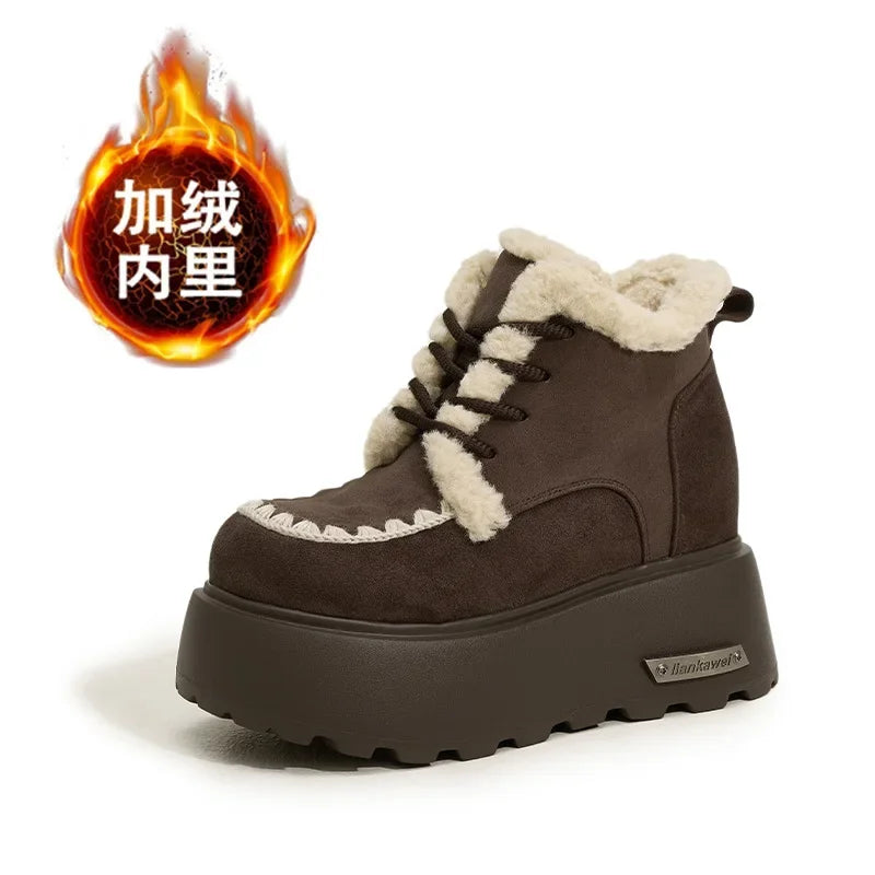 10CM High Platform Snow Boots