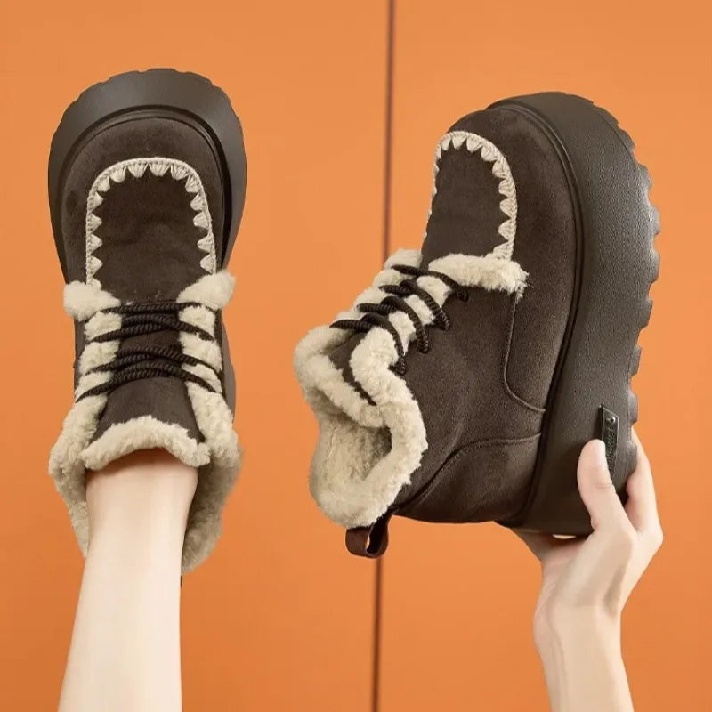 10CM High Platform Snow Boots