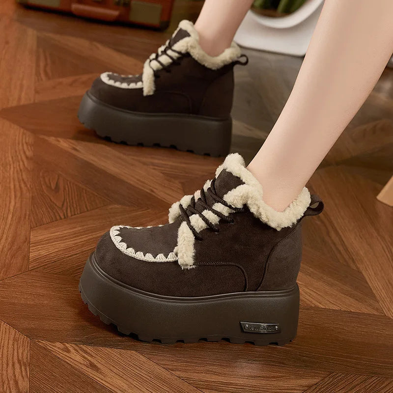 10CM High Platform Snow Boots