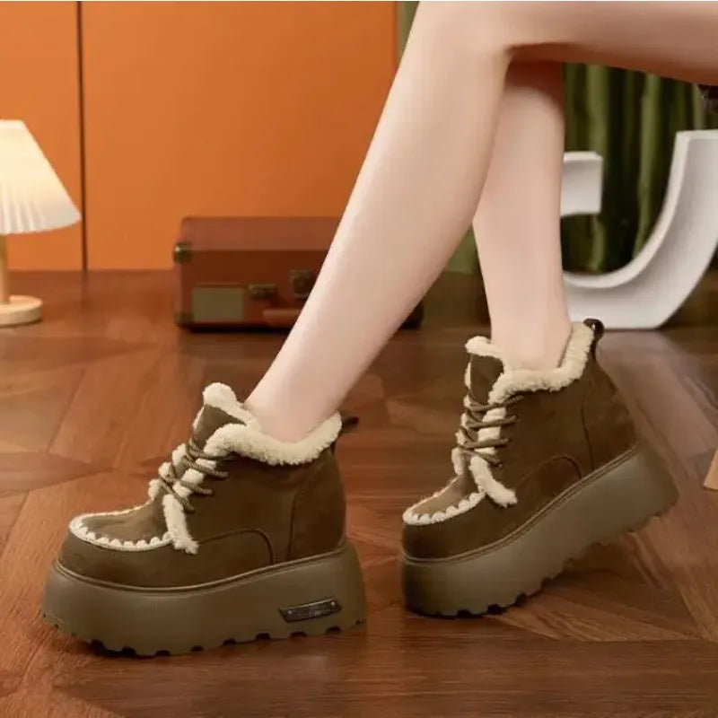 10CM High Platform Snow Boots
