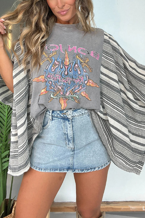 Cool Instincts Boho Printed T-Shirt - 8 Colors