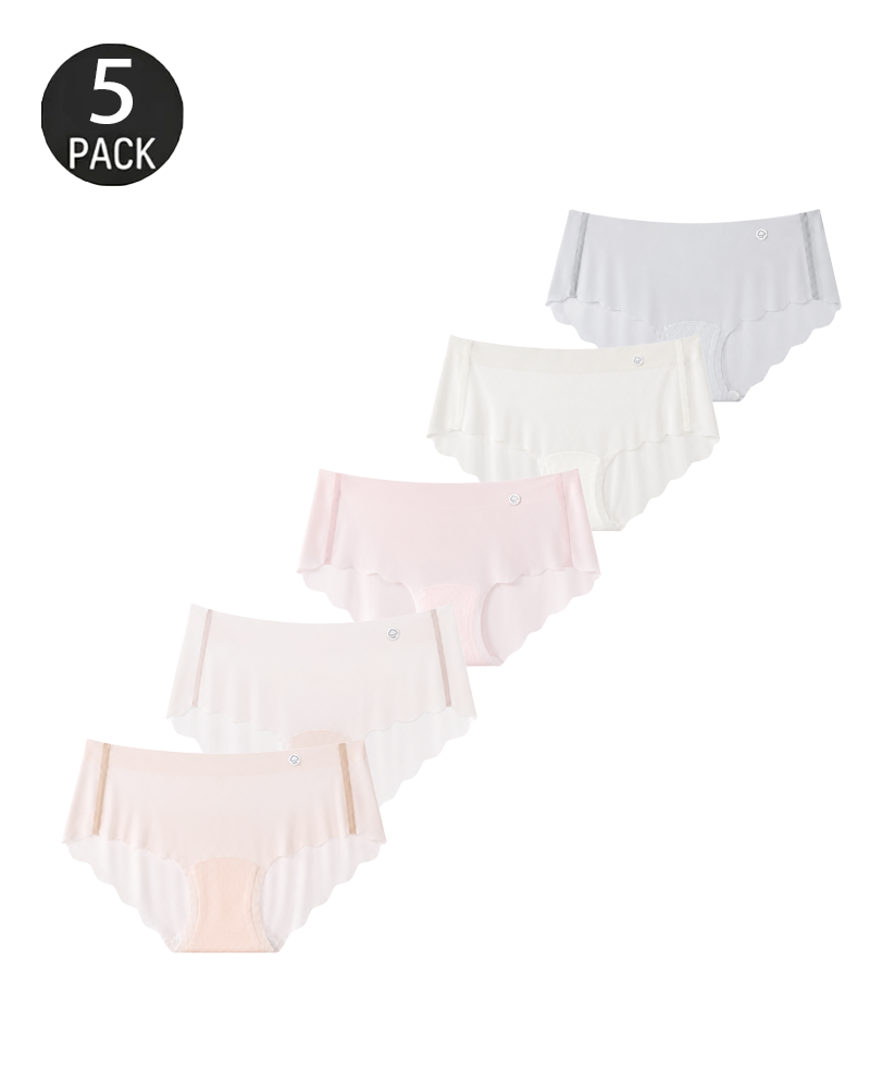 Ultra-Thin Ice Silk Antibacterial Seamless Panties
