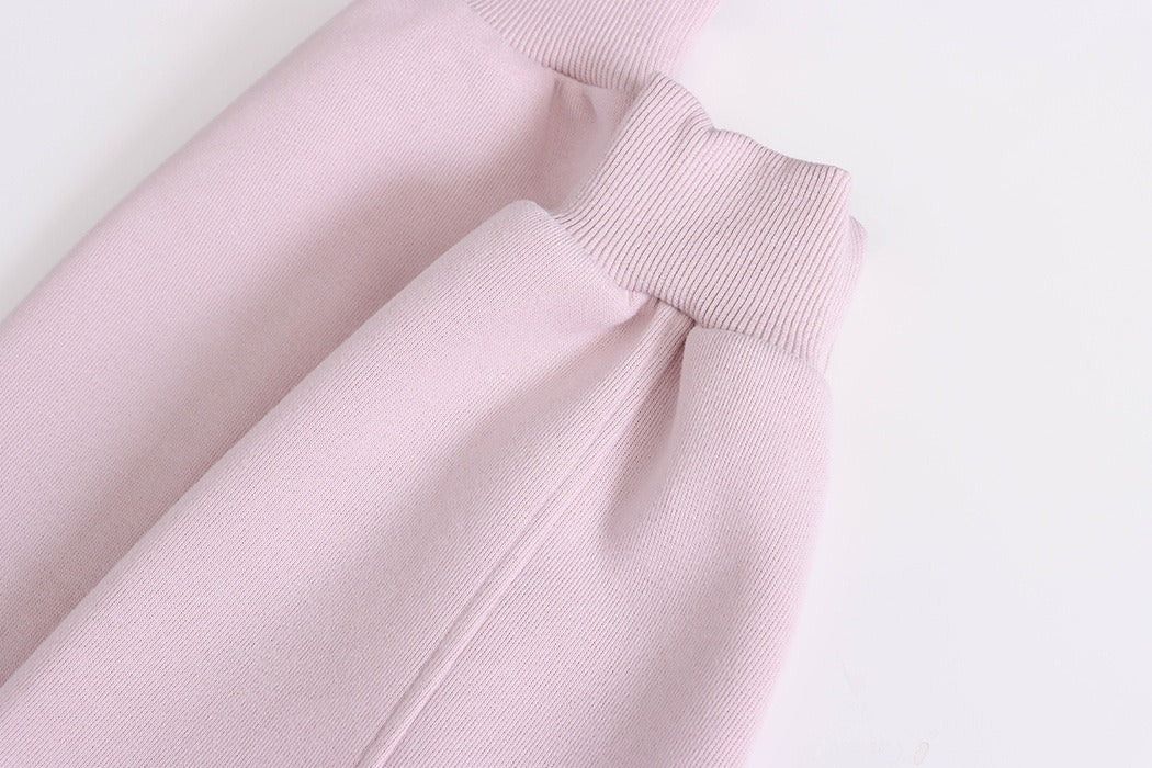 Fake Two-piece Thermal Fleece Hooded Sweater