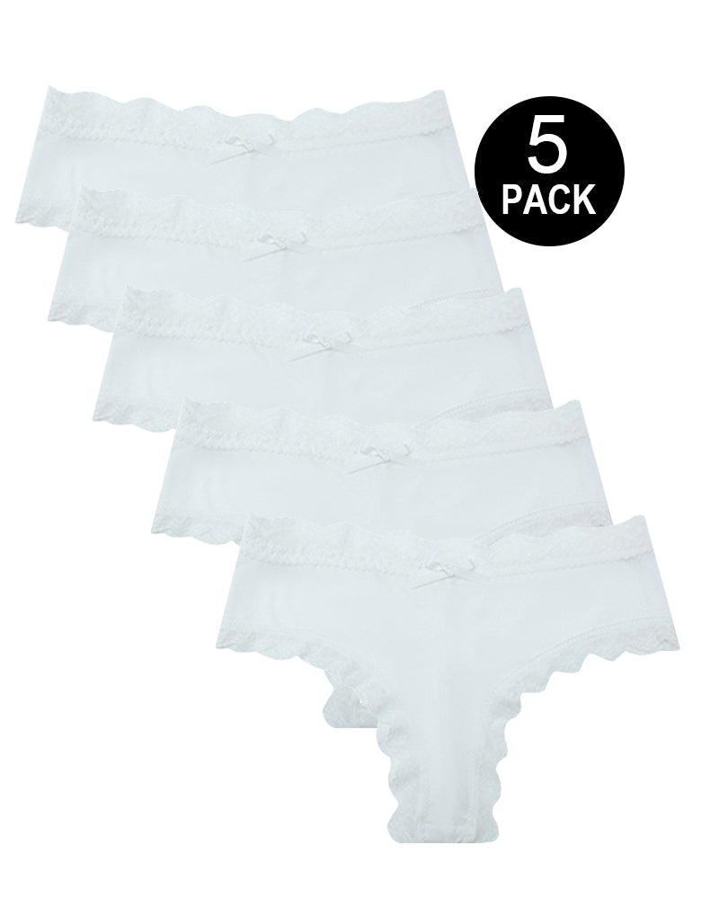 Lace Comfortable Pure Cotton Crotch Plus Size Breathable Panties