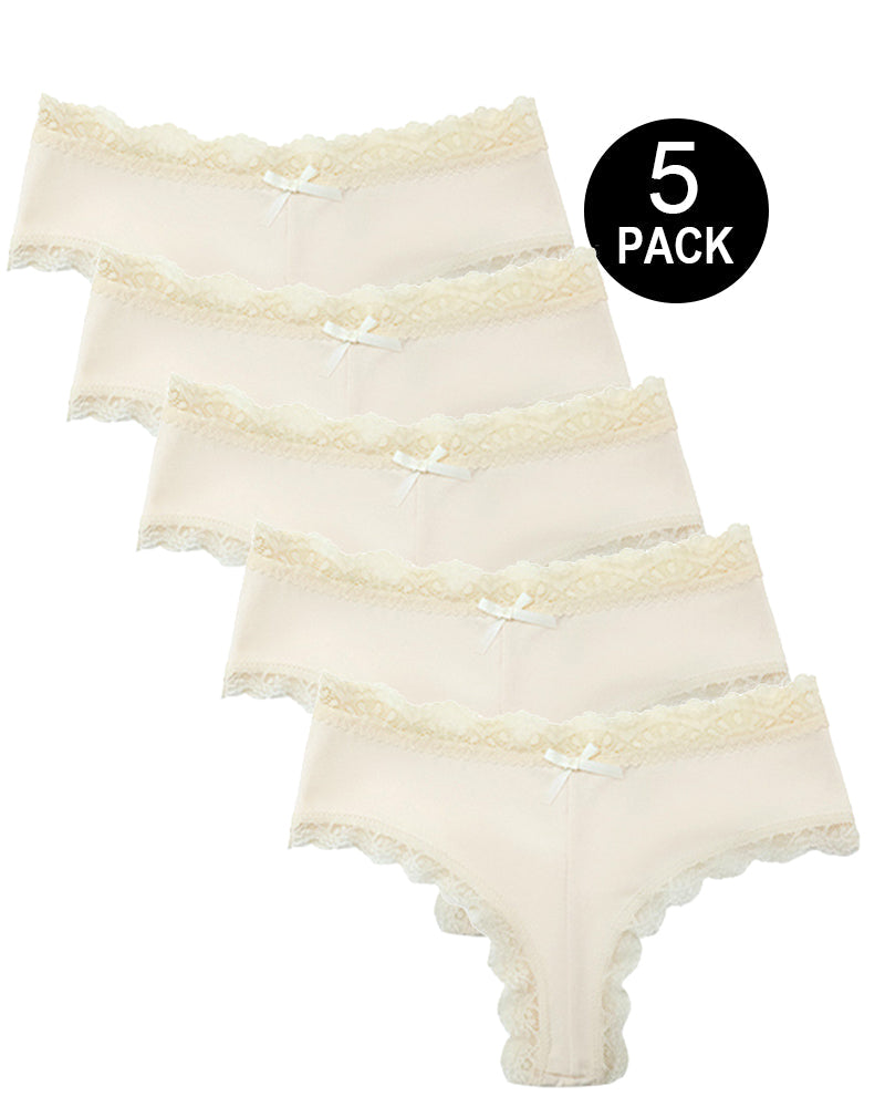 Lace Comfortable Pure Cotton Crotch Plus Size Breathable Panties