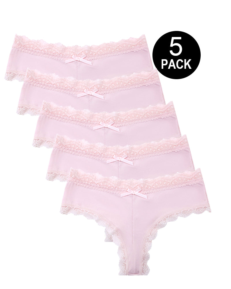 Lace Comfortable Pure Cotton Crotch Plus Size Breathable Panties
