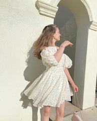 Ivory Garland Garden Dress