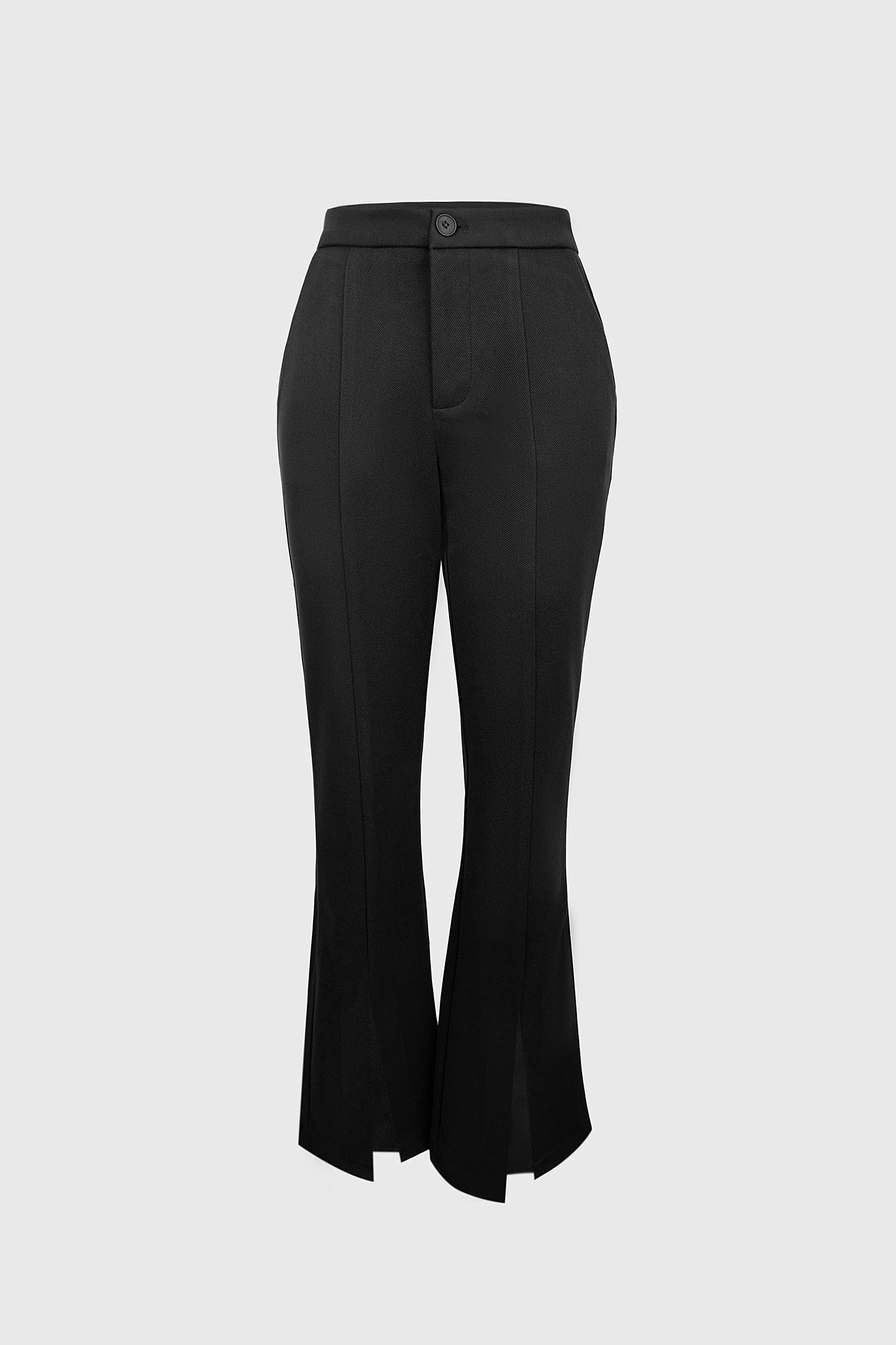 Ebrill Black Straight Leg Pants