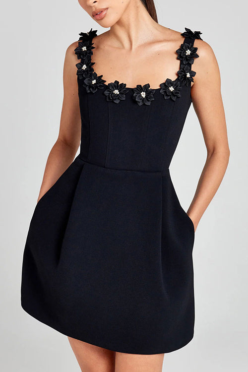 Forever Your Girl Flower Sleeveless Mini Dress - 4 Colors