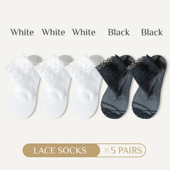 Summer Anti-slip Breathable Lace Socks