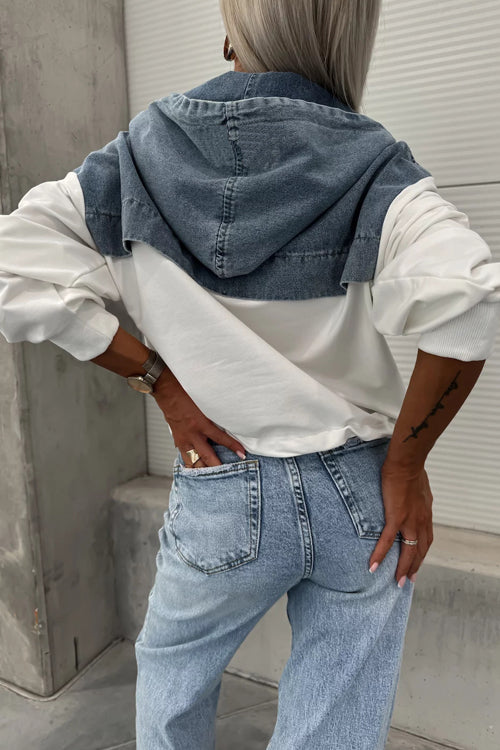 Cozy Forecast Denim Pullover - 3 Colors