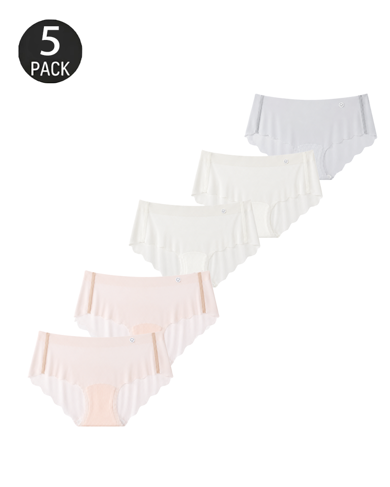 Ultra-Thin Ice Silk Antibacterial Seamless Panties