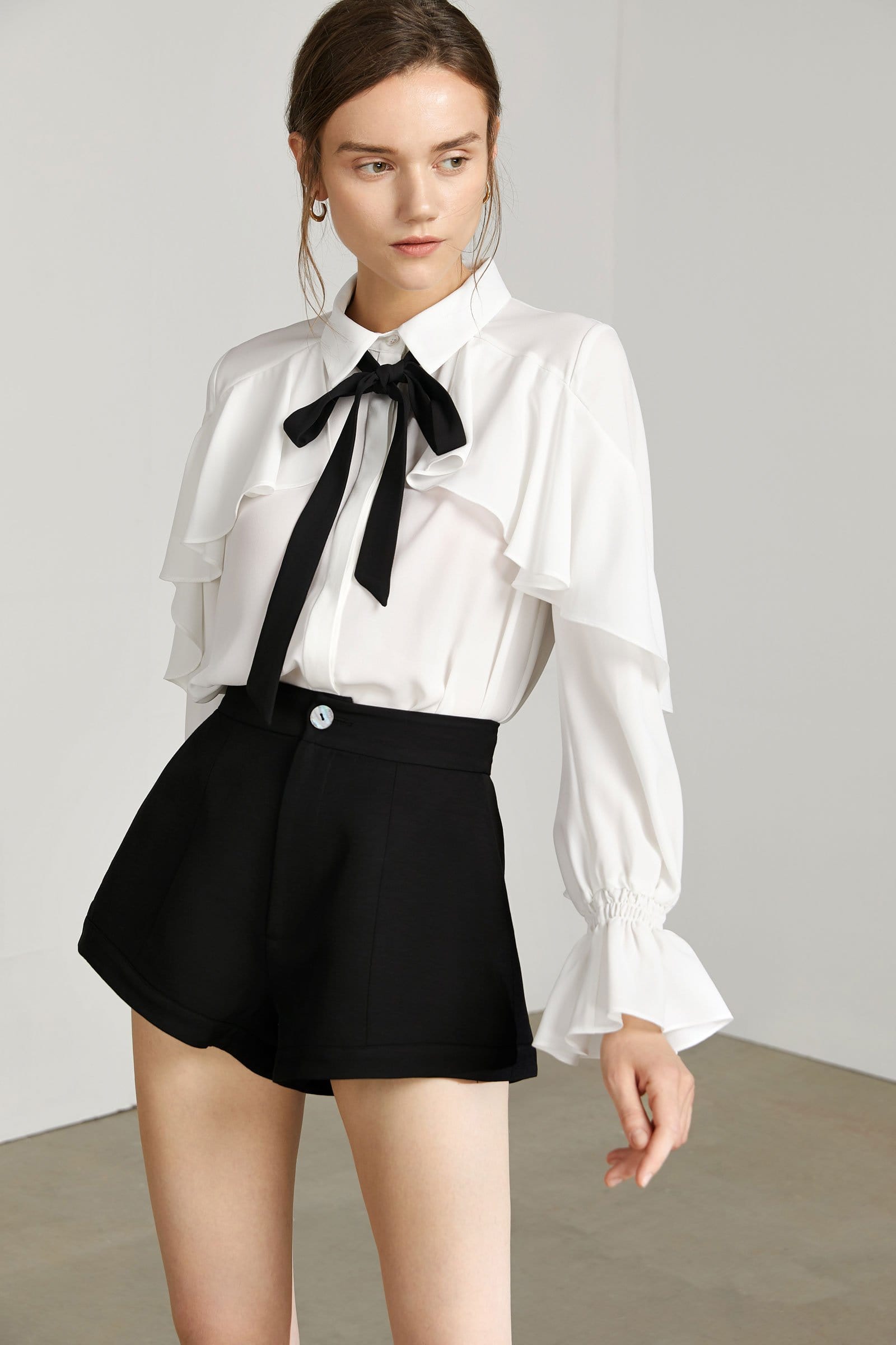 Chevonne Black Shorts