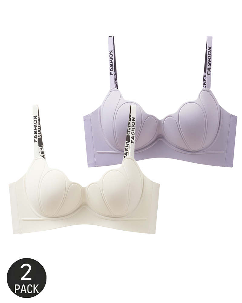 2-Pack Seamless Lightweight Lift Bras
