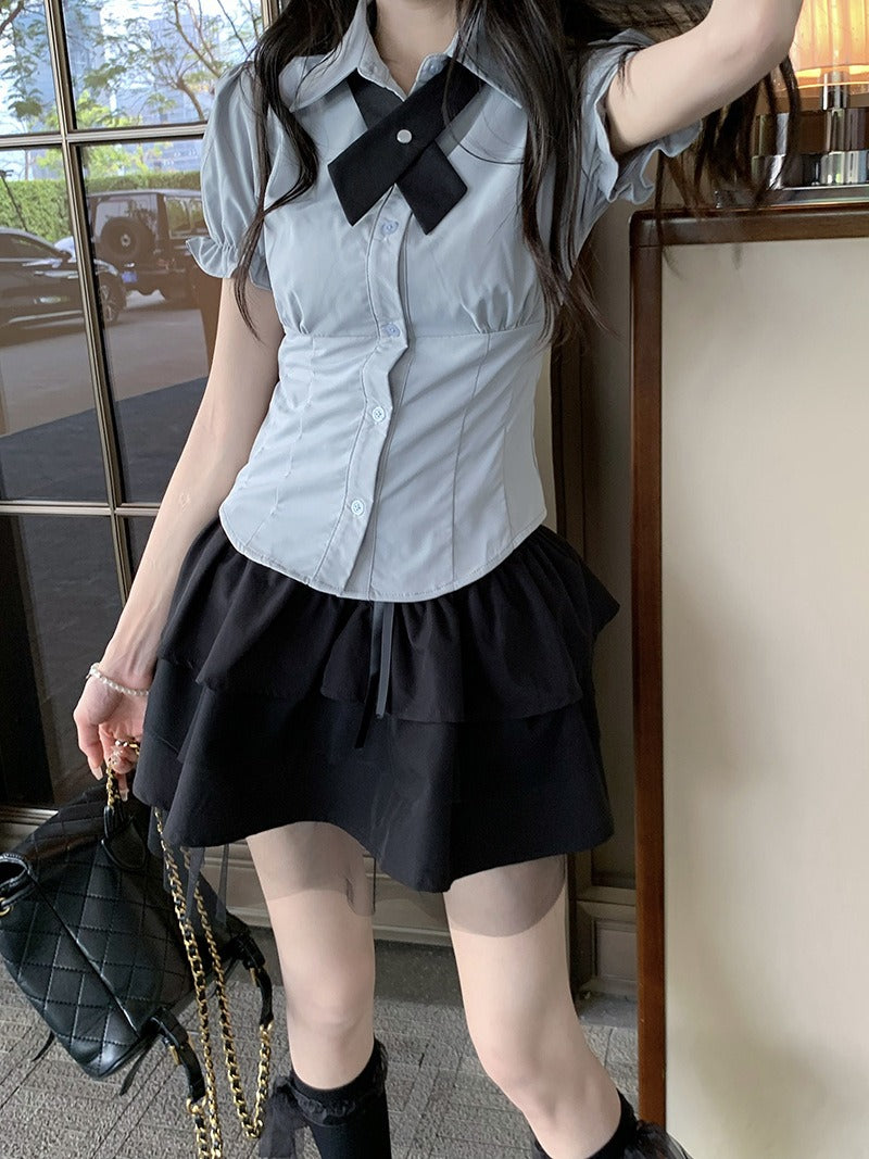 summer JK uniform women's two-piece set
