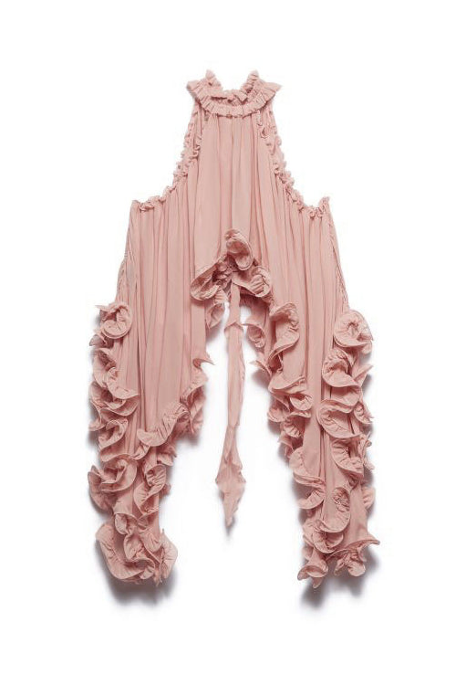 Sweet Potential Ruffled Sleeveless Chiffon Suit - 6 Colors