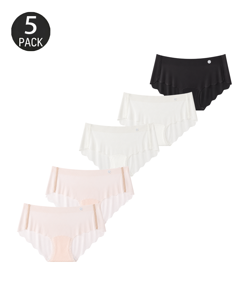 Ultra-Thin Ice Silk Antibacterial Seamless Panties