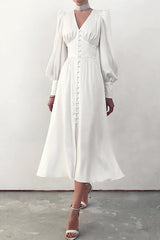 Adorably Flirty Stain Midi Dress - 6 Colors