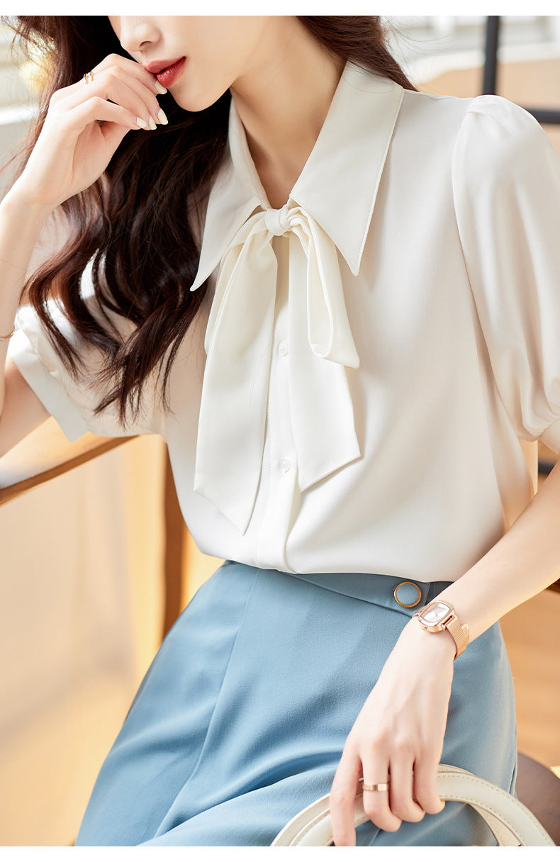 White Streamer Shirt.