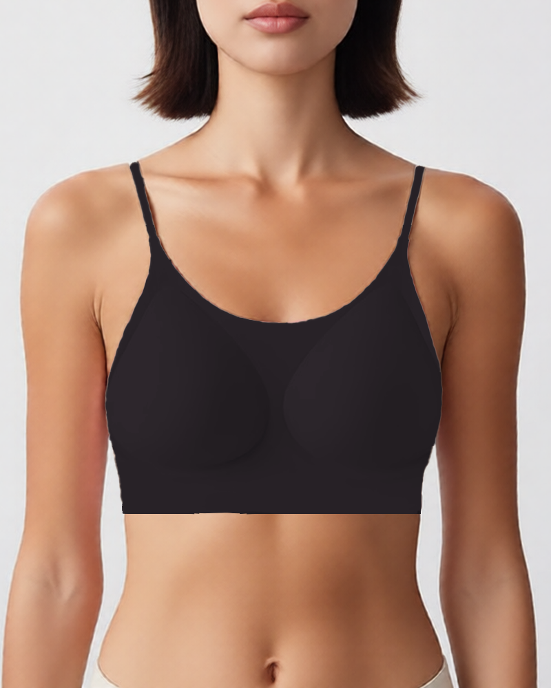 Seamless Two-Way Wear Convertible Bra With Adjustable